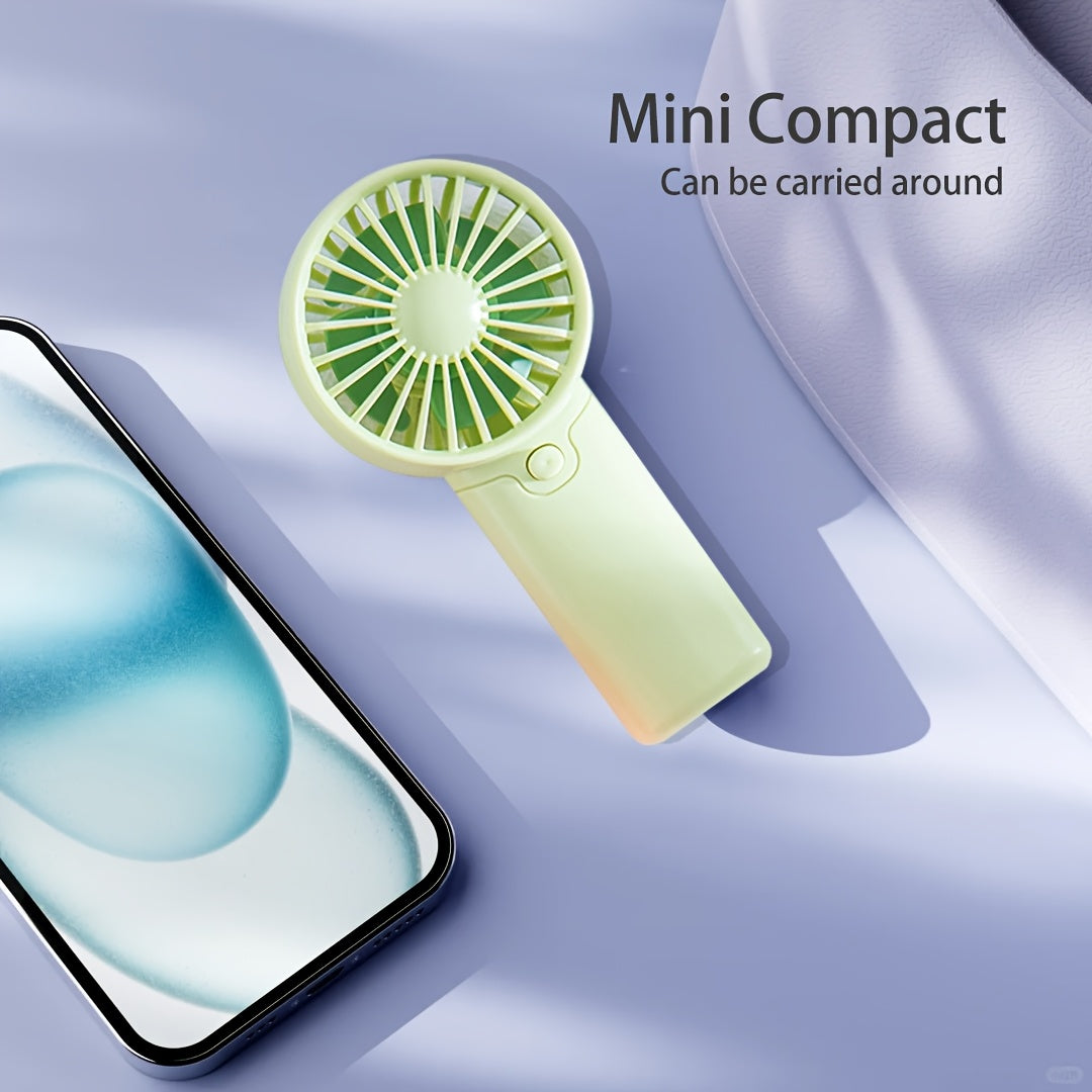 Mini Handheld Fan Battery Operated Portable Personal Cooling for Office Travel Camping