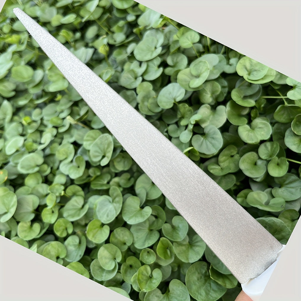 Kichik oshxona pichoqlari, qaychi, bog' uskunalari uchun ikki tomonlama olmosli shag'alli qattiqlashtiruvchi tayoq