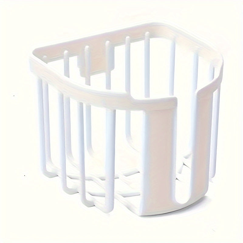 An'anaviy uslubdagi hammomlar va oshxonalar uchun plastik devorga o'rnatiladigan hojat qog'ozi tutgichi, qog'oz roliklari uchun yopishqoq saqlash savati bilan. Uy tartibini tashkil etish uchun ideal.