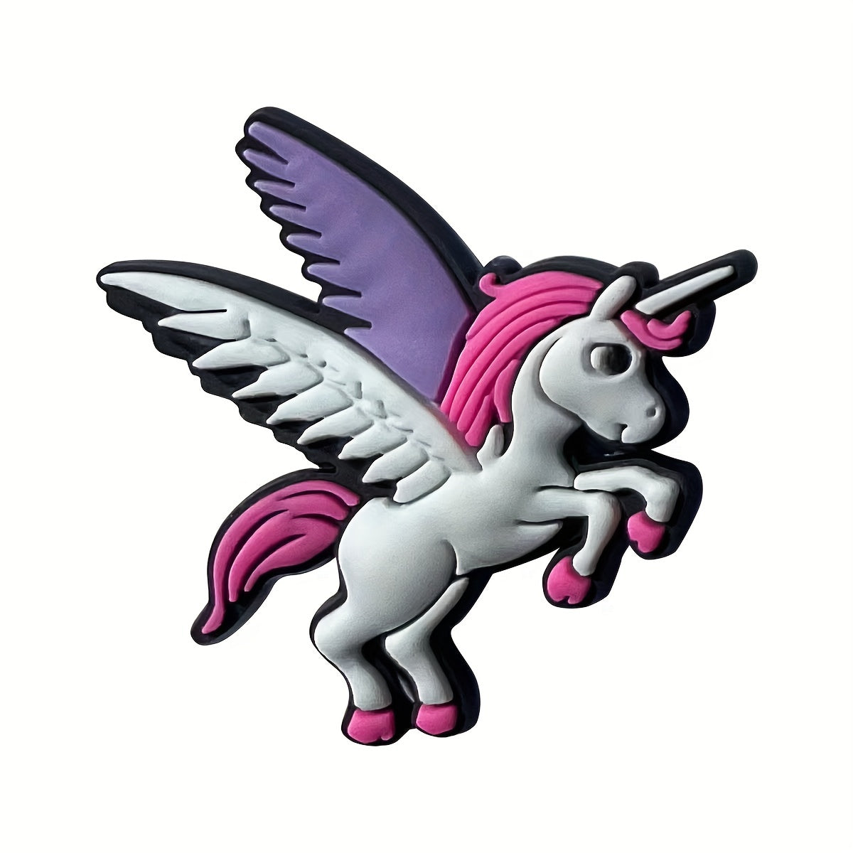 Unisex Plastic Unicorn Shoe Decoration Charms for Sneakers, DIY Accessories