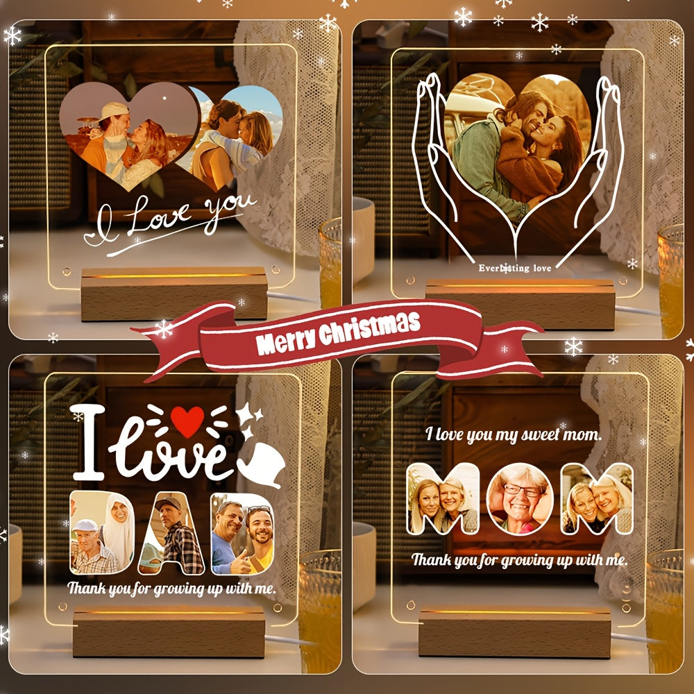 Customized Acrylic Photo Frame for Pets Family and Loved Ones Gift
