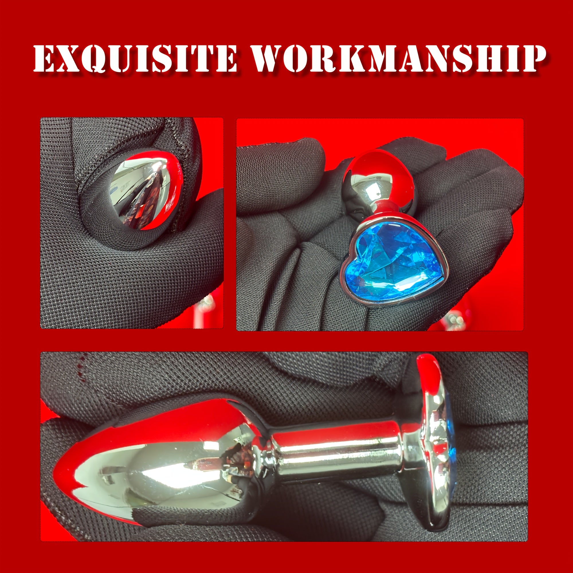 Adult Women Men Couples Rose Jewelry Anal Beads G-Spot Stimulator