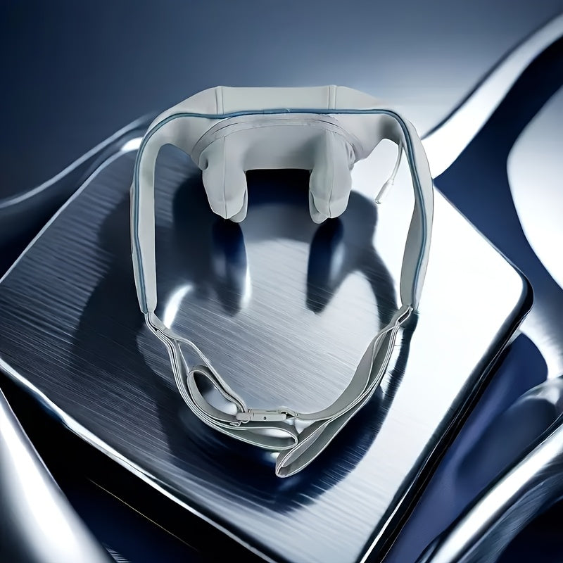 6D yoğurma bo'yin massajchisi, 6 tugun bilan, simsiz va isitish funksiyasi, yelka va orqa uchun akupressura, ko'p maqsadli, aqlli vaqt belgilash, portativ va yuvilishi mumkin, ko'p rejimli massaj