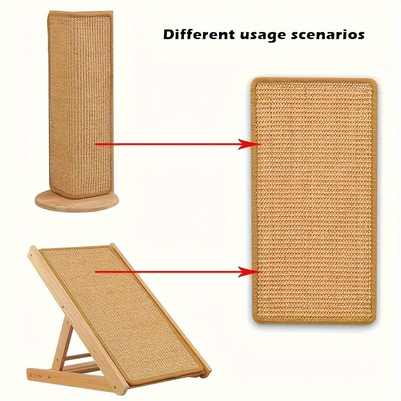 Durable Sisal Rope Cat Scratching Pad for Furniture Protection and Exercise