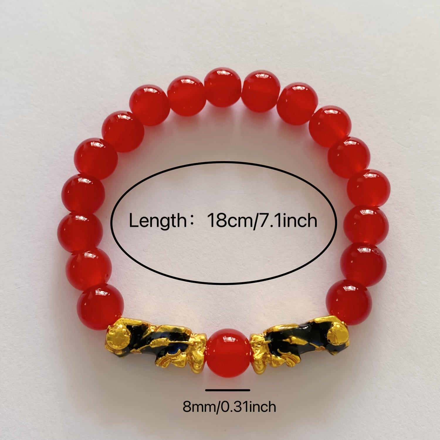 Ikki Pixiu taqinchoqlari Qizil Antik uslubda omadli farovonlik zargarlik sovg‘asi ayollar uchun