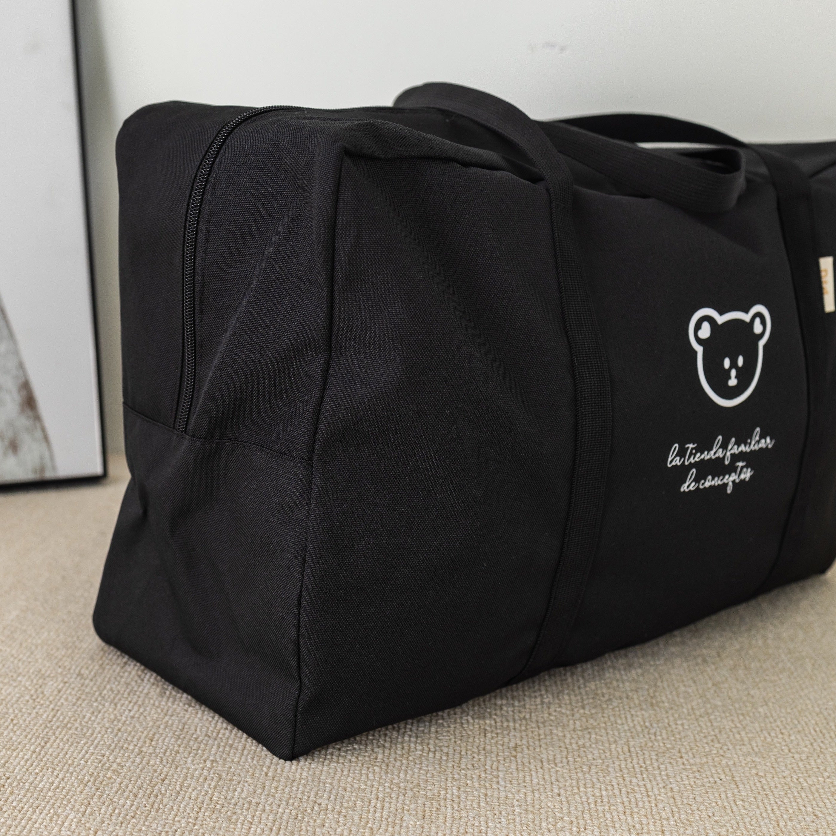 Maternity Bag Organizer with Large Capacity for Clothes and Blankets Khaki Black Durable Tote
