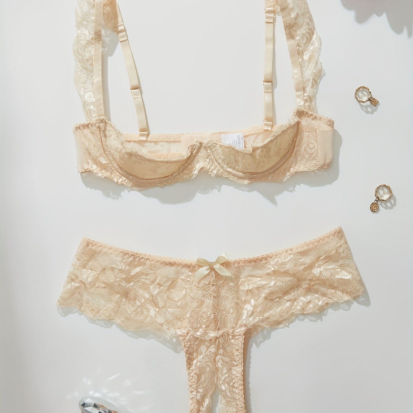 Women's Lace Lingerie Set, Sexy, Comfortable, Adjustable Straps