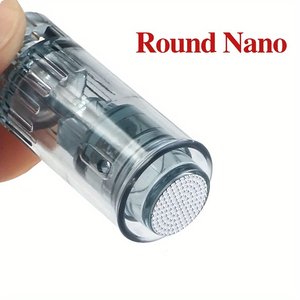 Derma Pen Kit with 12 Nano-RD Needle Cartridges Rechargeable USB Powered