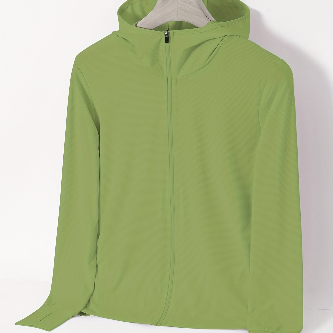 УФ-защитная куртка на молнии из ледяного шелка для летних активностей на открытом воздухе для женщин