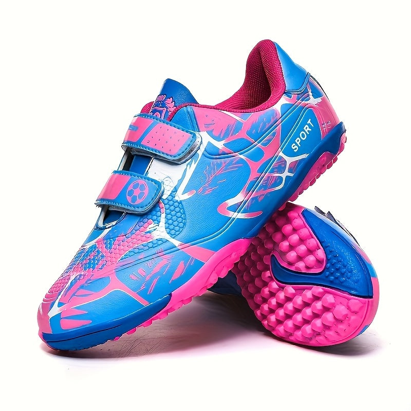 Zapatos de fútbol para niños ligeros antideslizantes para entrenamiento deportivo, ideales para niños y niñas