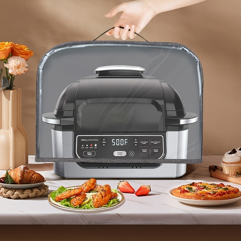Durable Transparent Waterproof Dustproof Cover for Ninja Foodi Grill AG301 AG302 AG400 PVC Material