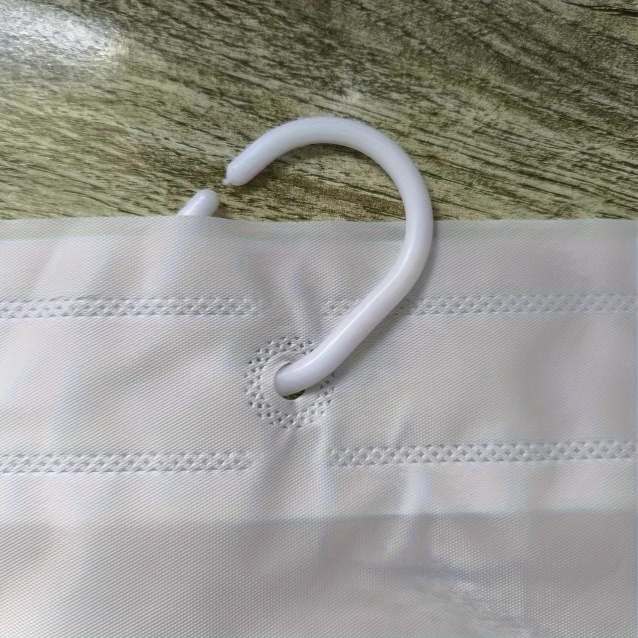 Водонепроницаемая, стойкая к пятнам перегородка для душа из PEVA, современный минималистичный дизайн, не требует сверления, включает 12 крючков.