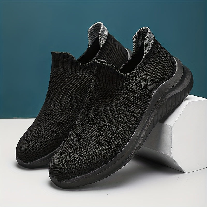 Ayollar uchun nafas oladigan slip-on sport poyabzali neon ranglar yengil yurish poyabzali