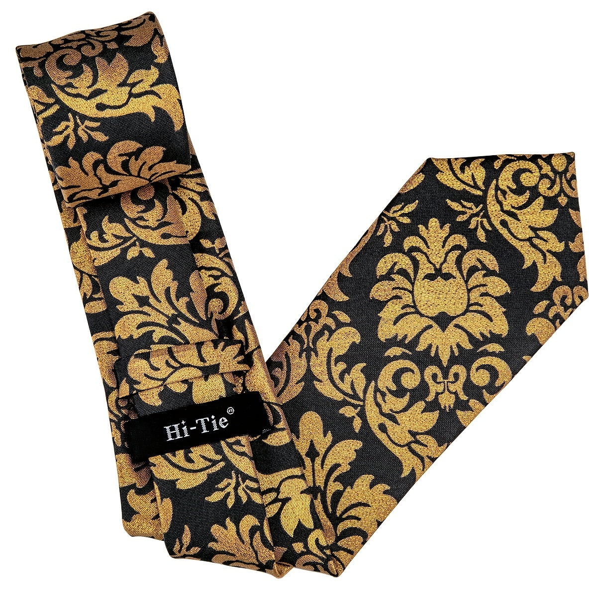 Men's 8.5cm Necktie Set with Striped Solid Tie Cufflinks and Tie Clip for Business