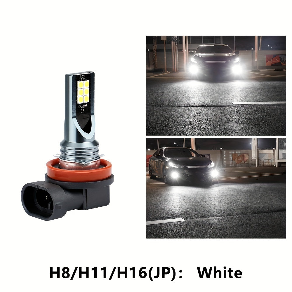 LED Car Fog Light Bulb 12V White Ice Blue H11 H8 Indicator Daytime Running