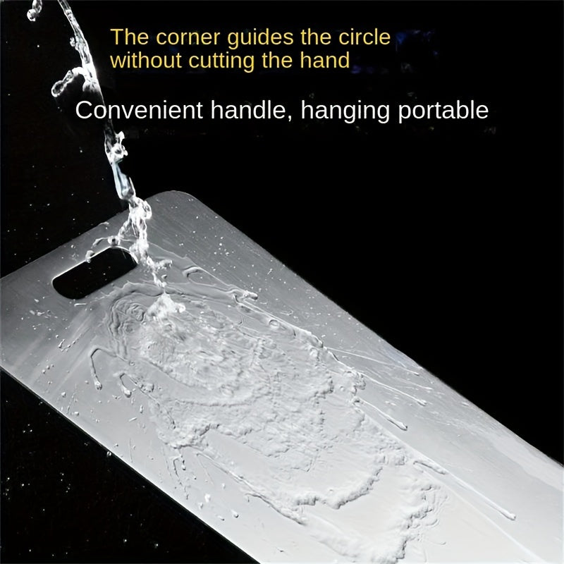 316 Stainless Steel Double-Sided Cutting Board Durable Kitchen Chopping Block