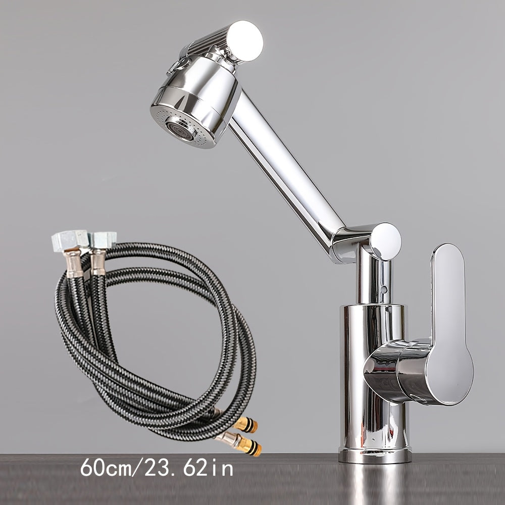 Adjustable Modern Robotic Arm Faucet Set for Kitchen and Bathroom with Hot Cold Water