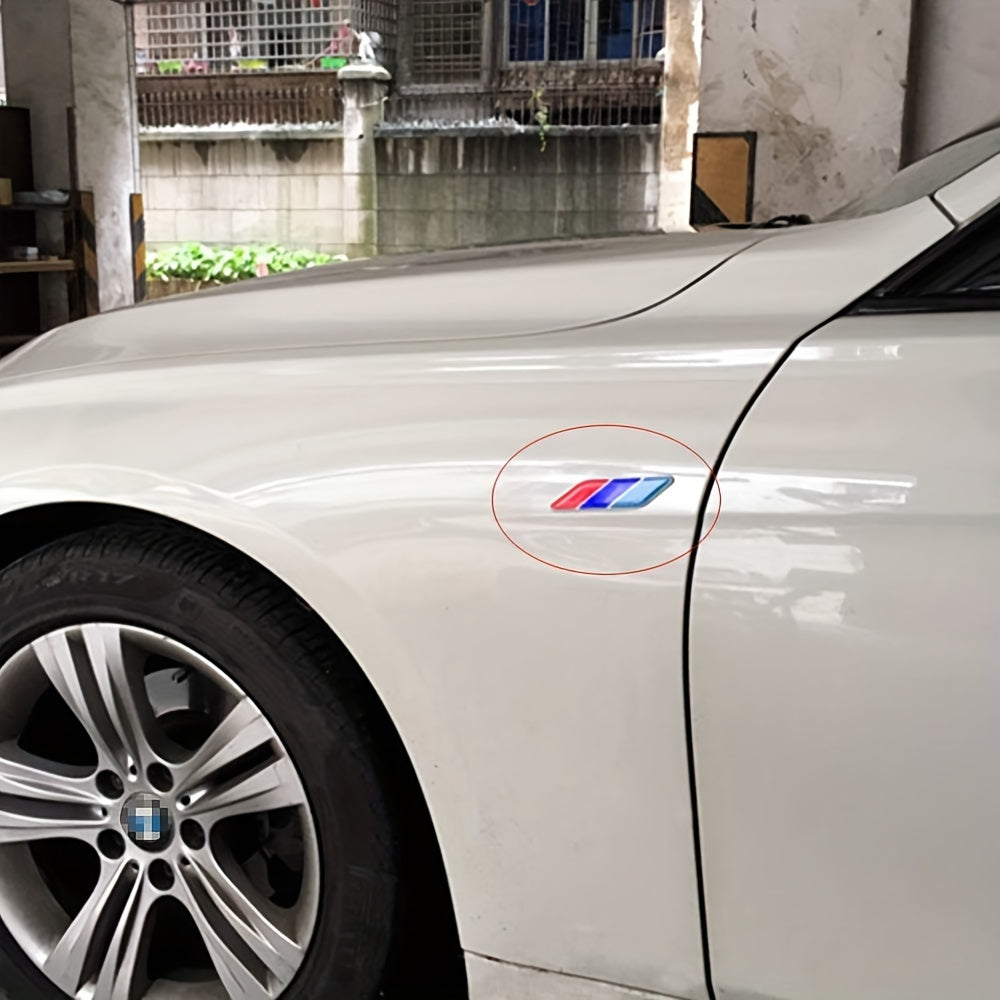 2 шт. Триколор флаг эмблемы пластиковые значки для автомобиля мотоцикла прочные легкая установка