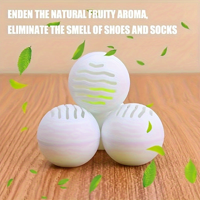 6/12pcs Long-Lasting Shoe Deodorizer Balls for Fresh Air and Room Decor