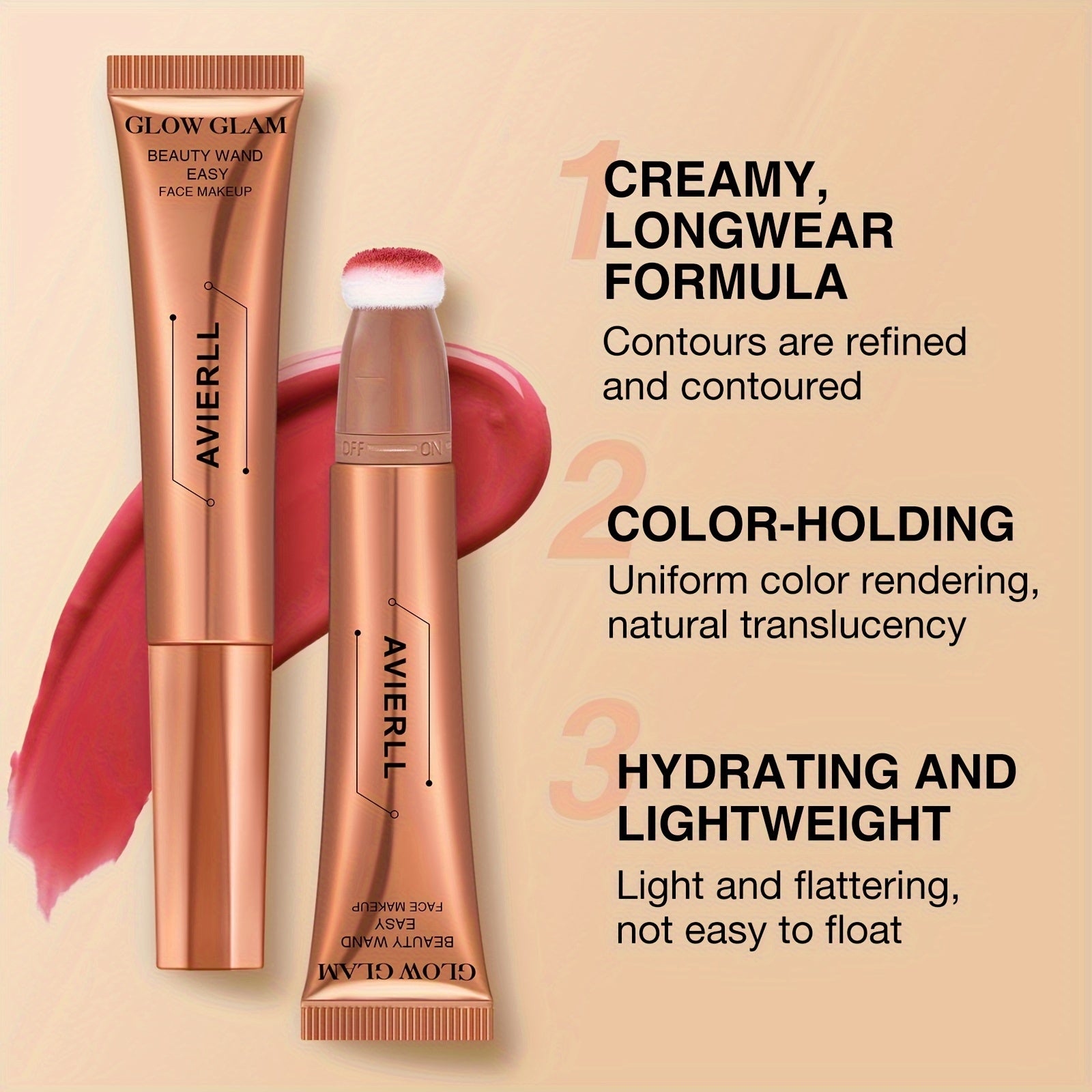 Многофункциональный жидкий контурирующий румяна-хайлайтер-консилер для лица и тела 0.63oz