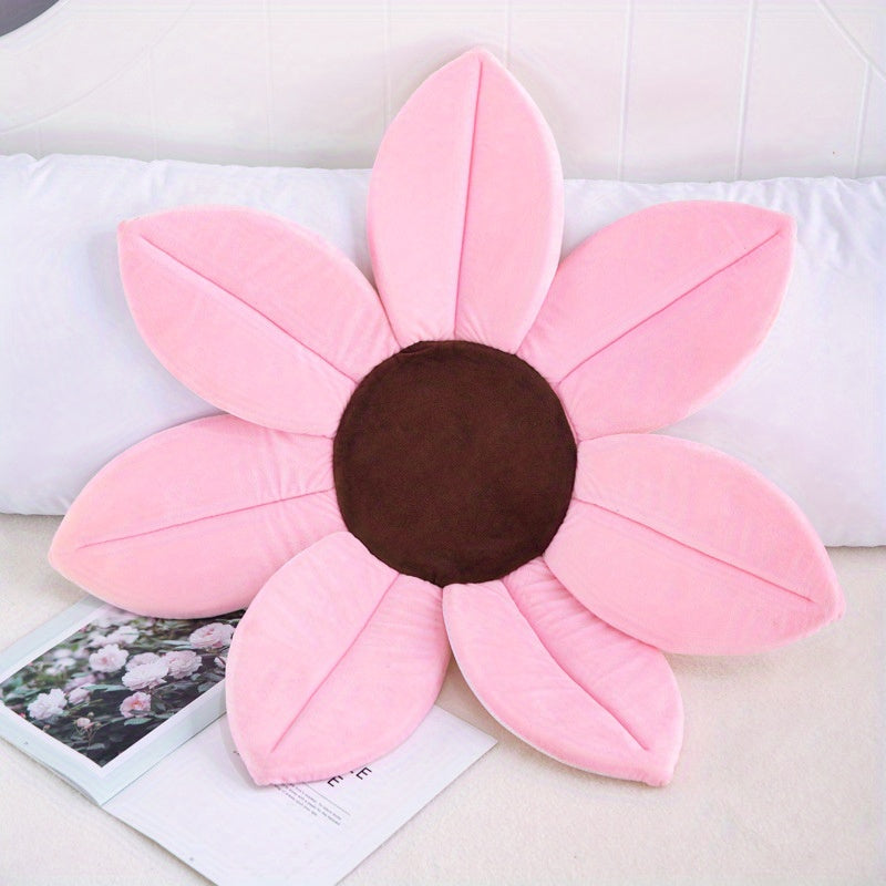 Baby Bath Mat Sunflower Cartoon Non-Slip Soft Comfortable for Newborns and Toddlers