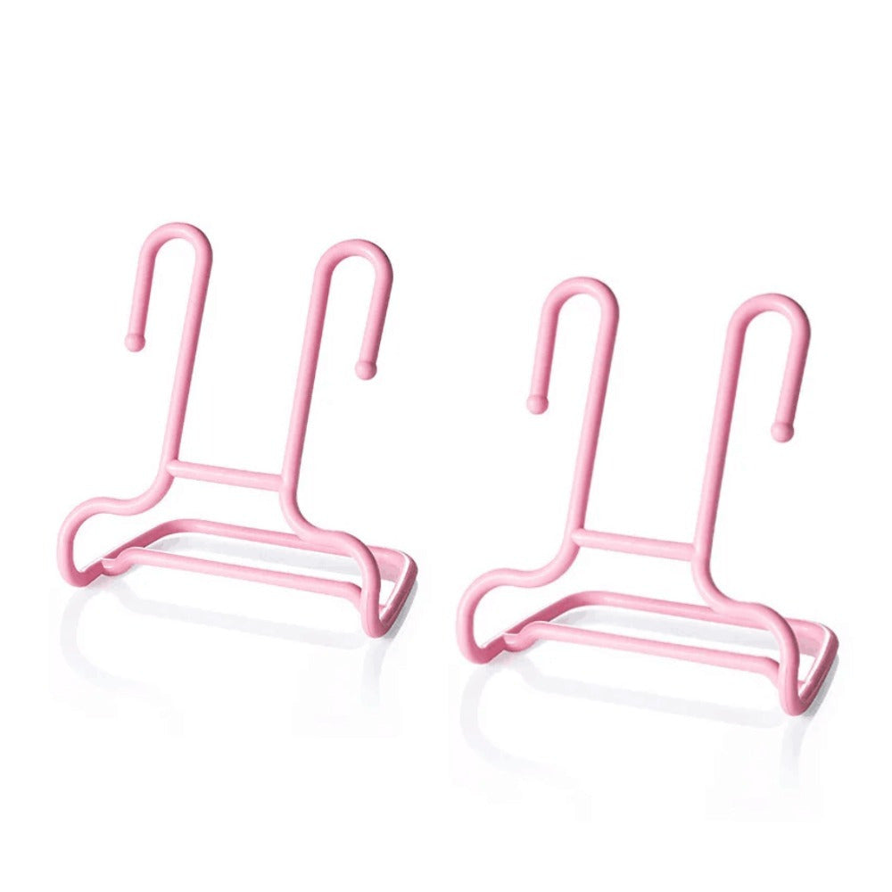 Juego de organizadores de zapateros colgantes de plástico, almacenamiento de zapatos que ahorra espacio para la sala de estar