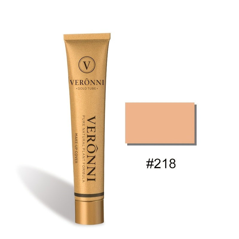 Uzun muddatli suyuq yashiruvchi krema, to'liq qamrov, akne va jarohatlarni yashirish uchun