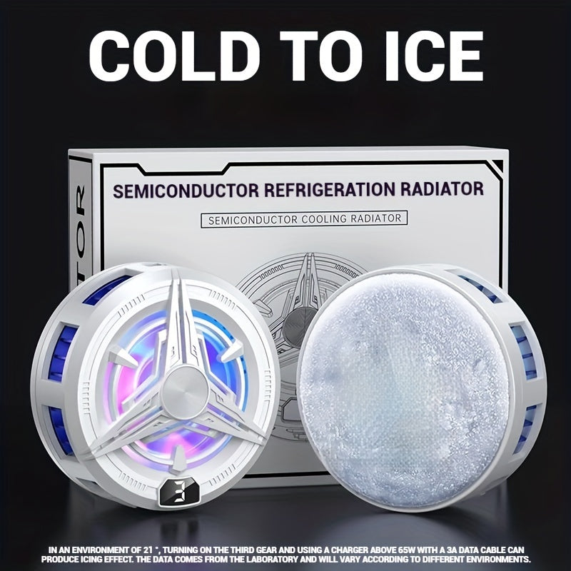 Mini Magnetic Smartphone Tablet Cooler Low Noise Lightweight for Live Streaming Gaming