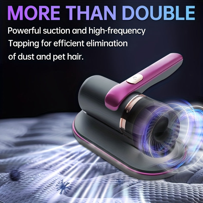 Rechargeable Portable Vacuum Cleaner for Bed Sofa Carpet Hair Dirt Removal