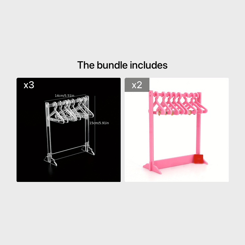 Handcrafted Polymer Clay Earring Holder Stand with Acrylic Tabletop Hanger for Jewelry Display