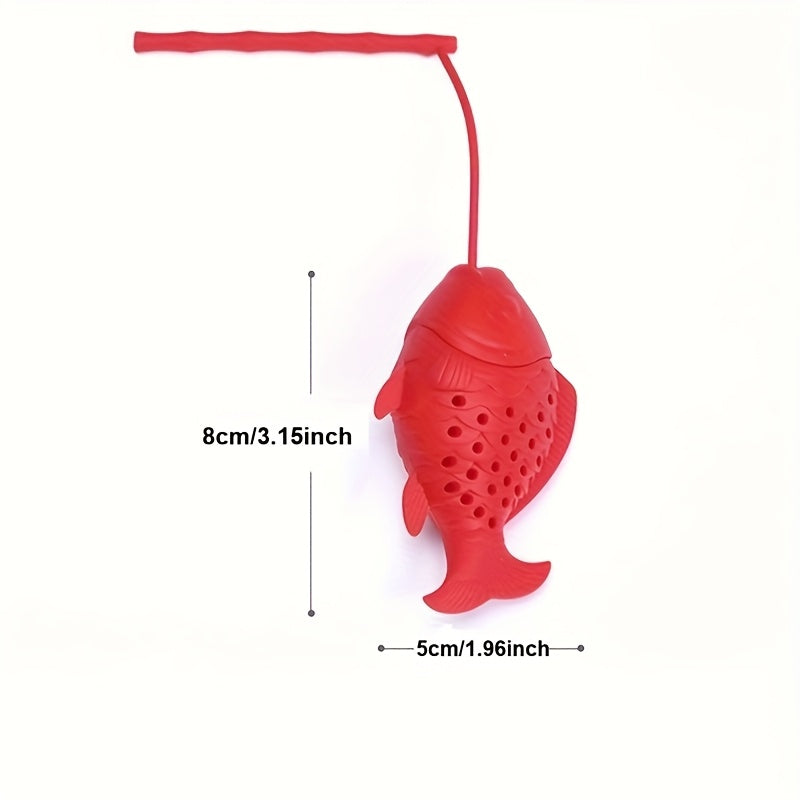 Silicone Fish Tea Strainer, Hygienic, Easy to Use Home Tea Brewing Tool