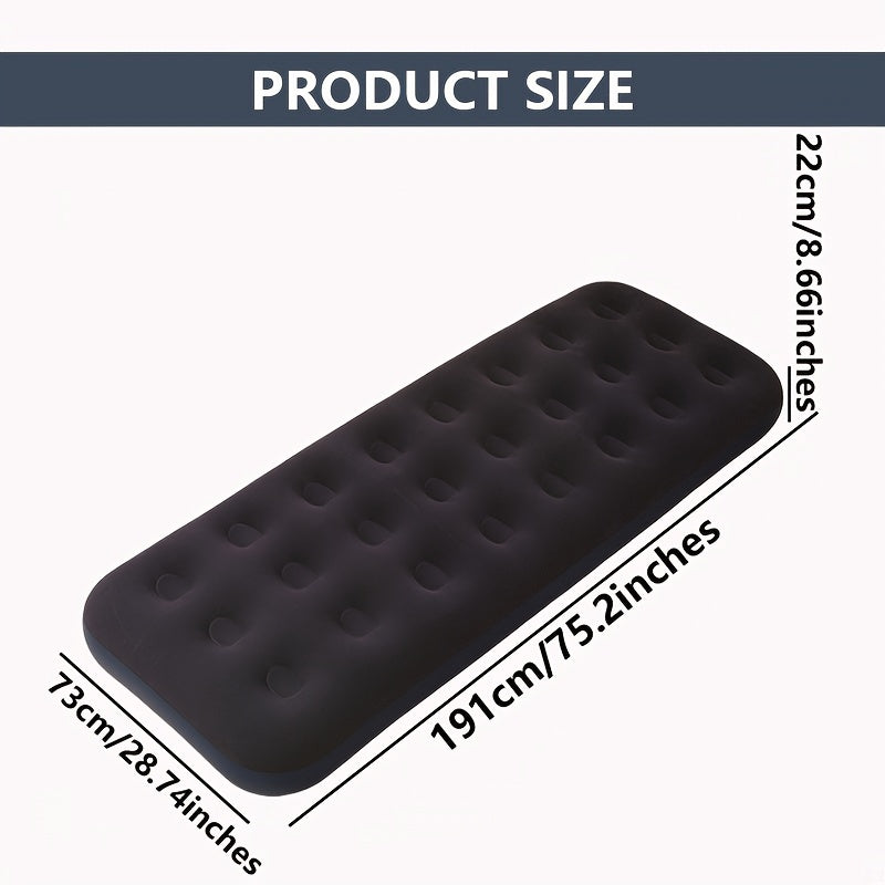 Double Height Inflatable Bed for Home and Camping PVC Air Mattress Durable