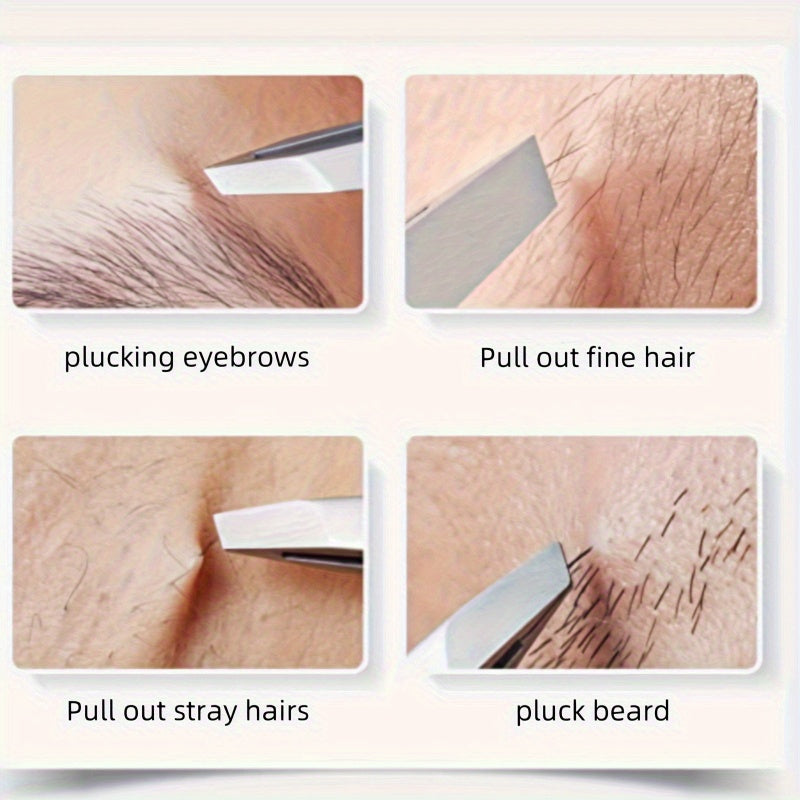 ayollar uchun zanglamaydigan po'latdan yasalgan qosh qalamlari 110° aniqlik bilan burchakli 9.8cm