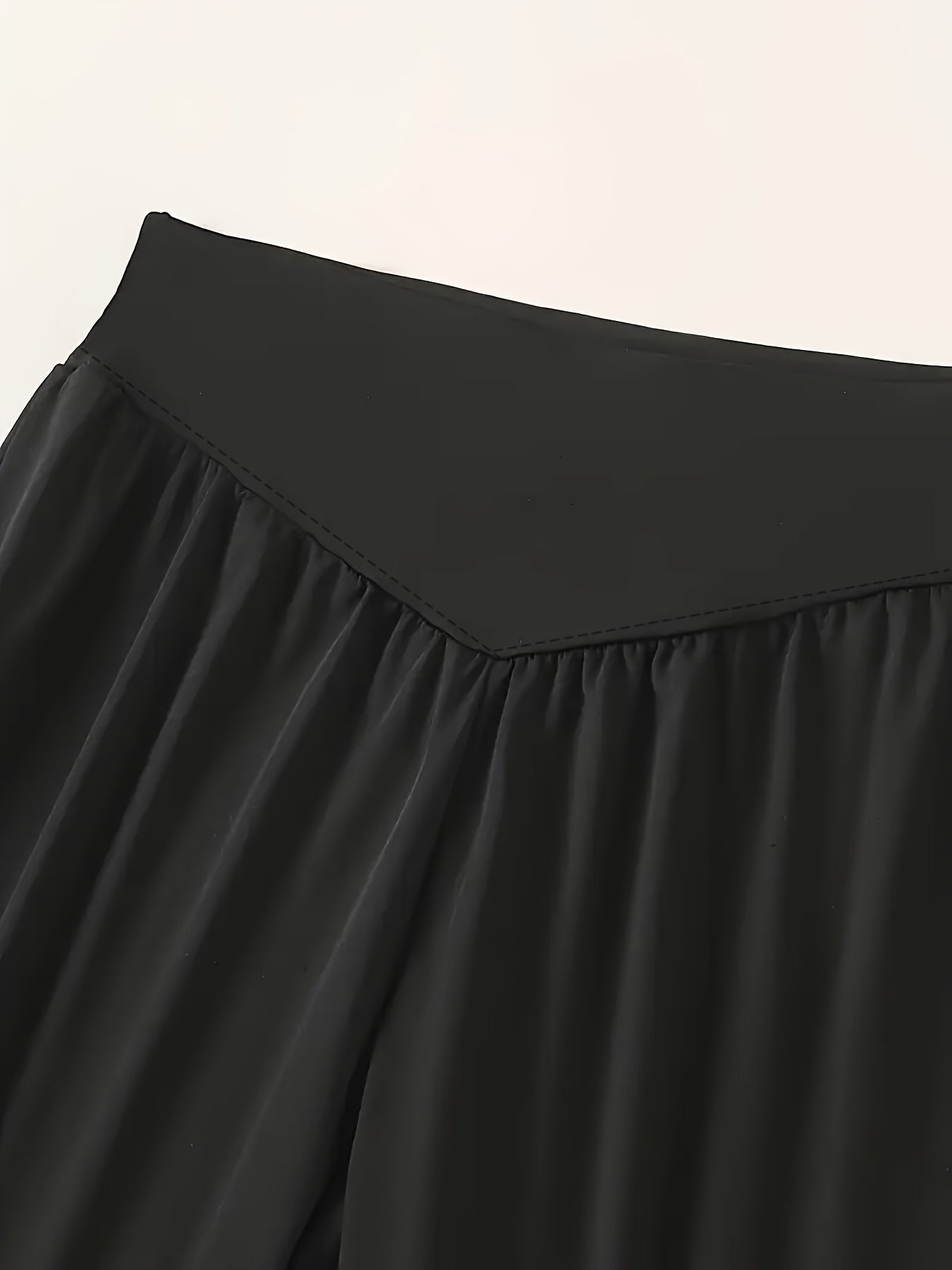 Plus Size Women's High-Waisted Yoga Shorts Breathable Stretchy Summer Workout Pants