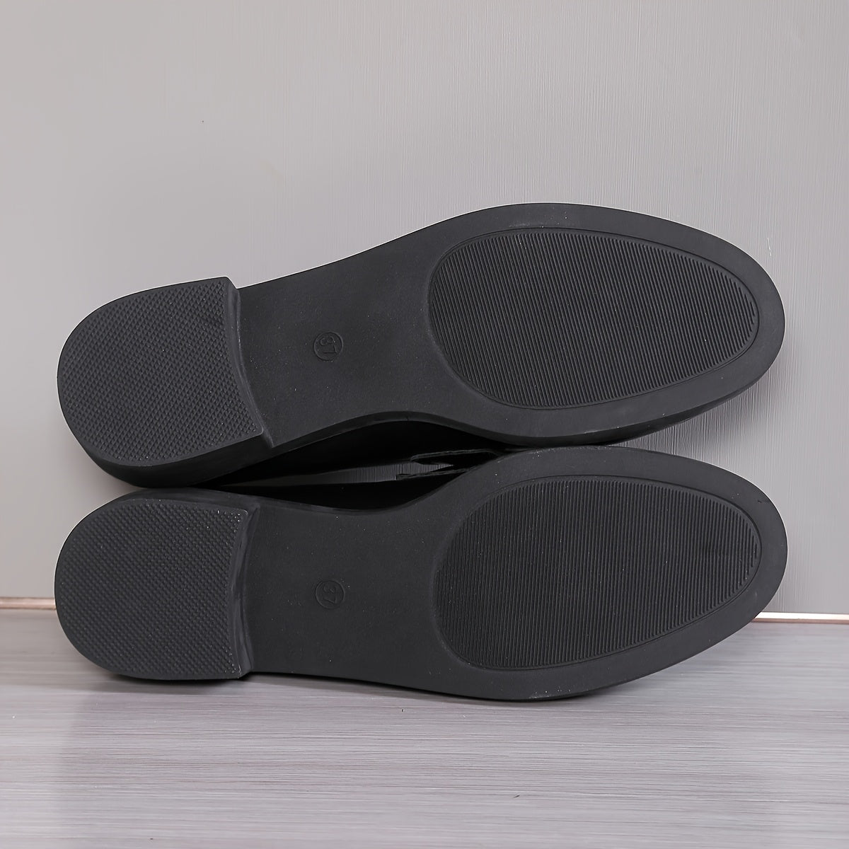 Women's Round Toe Slip-On Flats, Comfortable Rubber Sole, Anti-Slip, Casual Shoes