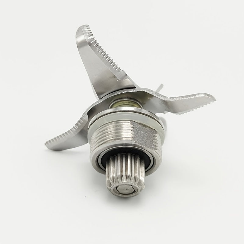 Qattiq zanglamas po'latdan yasalgan 6 yaproqli propeller dizayniga ega blenderlar uchun pichoq to'plami, oziq-ovqat darajasidagi silikon muhr halqasi va ikki podshipnik. Ko'pchilik shaxsiy blenderlar bilan mos keladi va smuzi tayyorlash uchun mukammaldir.