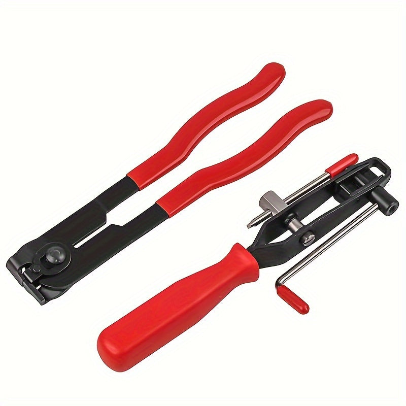 Juego de 2 pinzas para abrazaderas de juntas CV para vehículos, rojo, herramienta automotriz