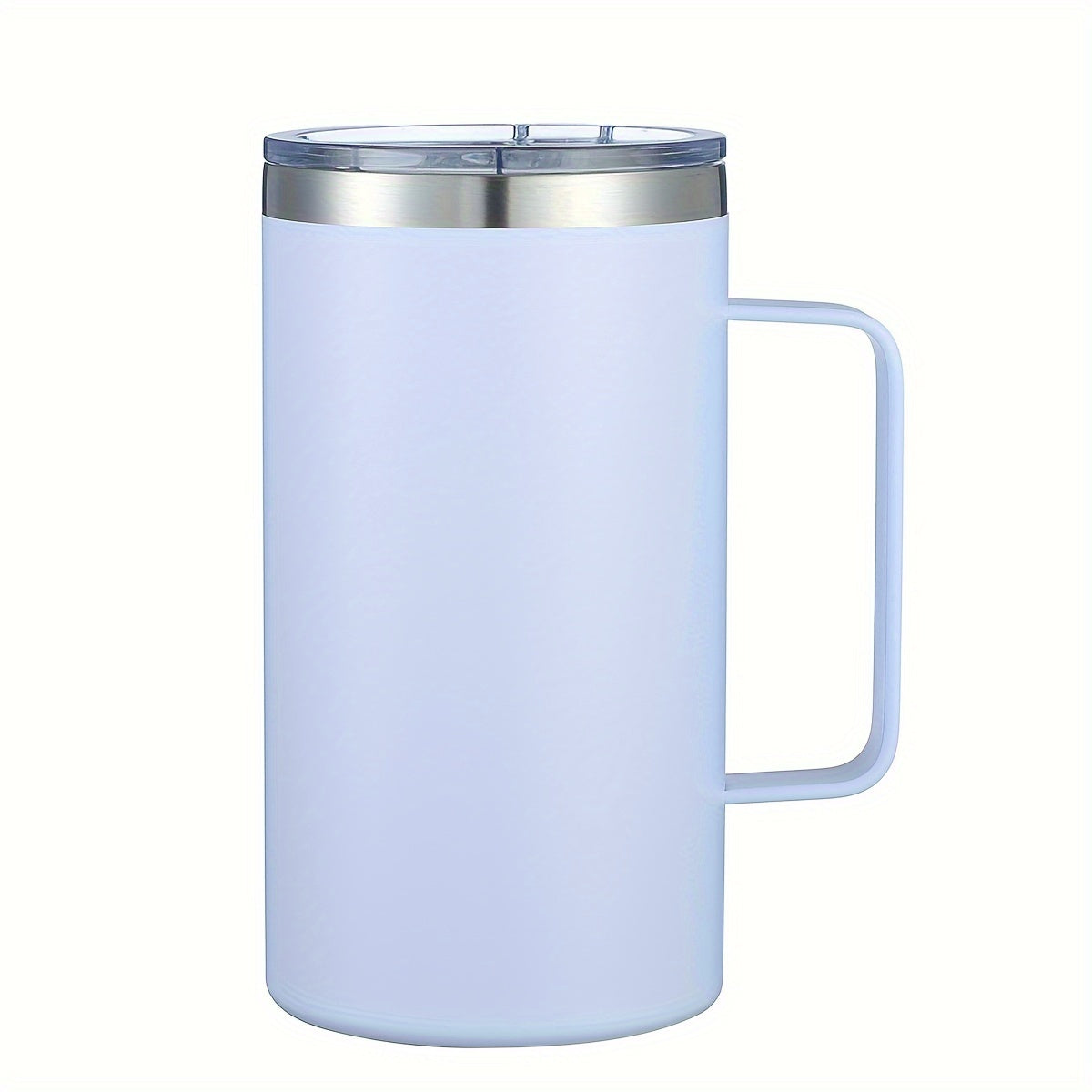 Stainless Steel Coffee Mug 24oz Vacuum Insulated with Lid and Handle