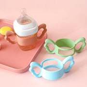 Baby Bottle Handles for Infants 0-3 Years BPA-Free Blue Lightweight