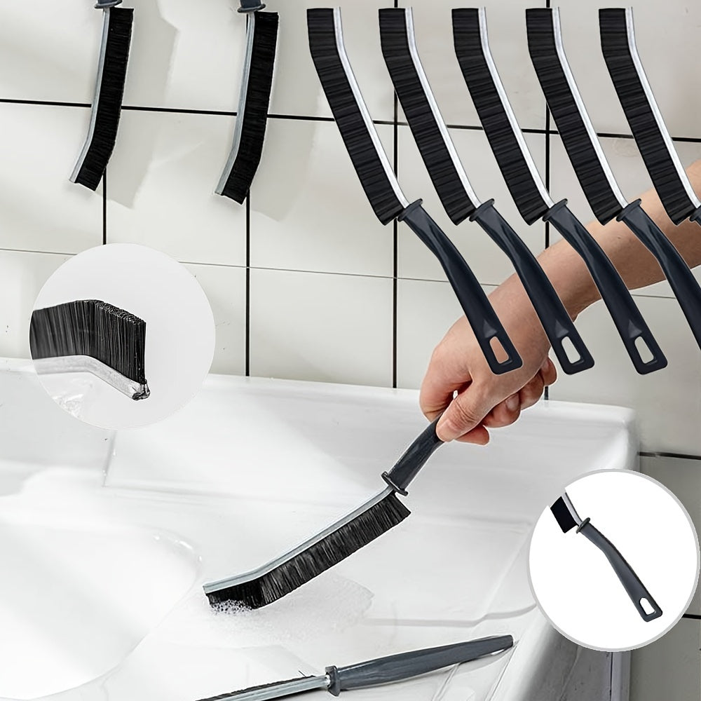 Multi-Functional Narrow Space Cleaning Brushes Set Hard Bristles for Windows and Grooves