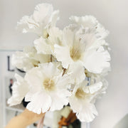 Artificial Flower Arrangement Morning Glory Flower Display 30 Inches for Home Office Wedding