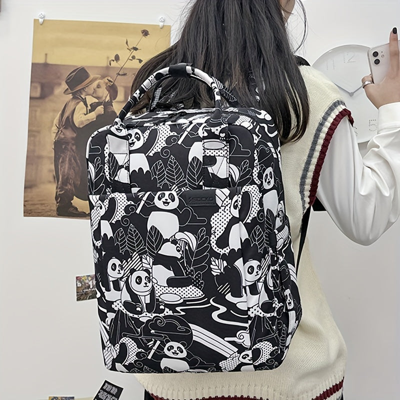 Water-Resistant Pink Polyester Laptop Backpack for Men and Women 39.62cm Shockproof School Bag