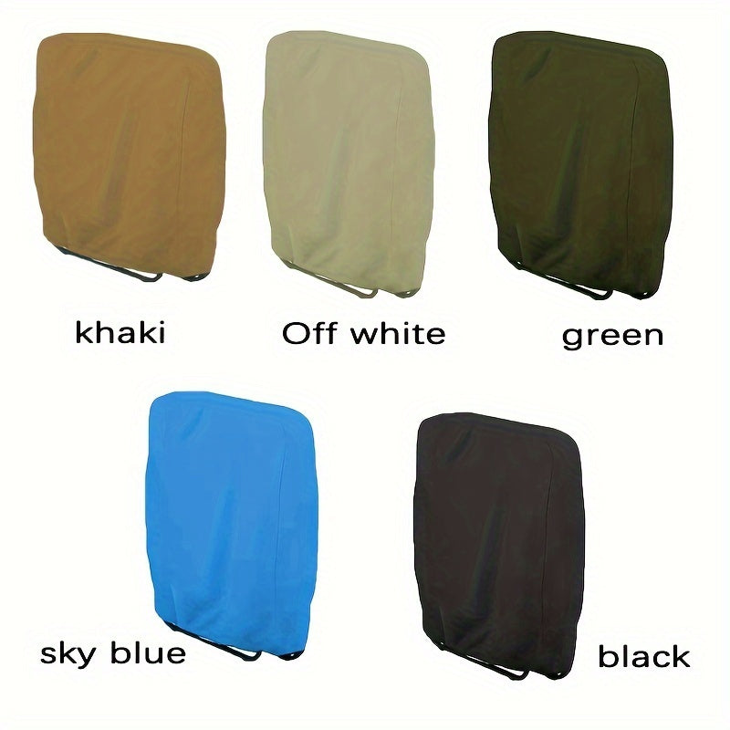 Waterproof Outdoor Folding Chair Cover Nylon Black All Weather Patio Garden Furniture Protector