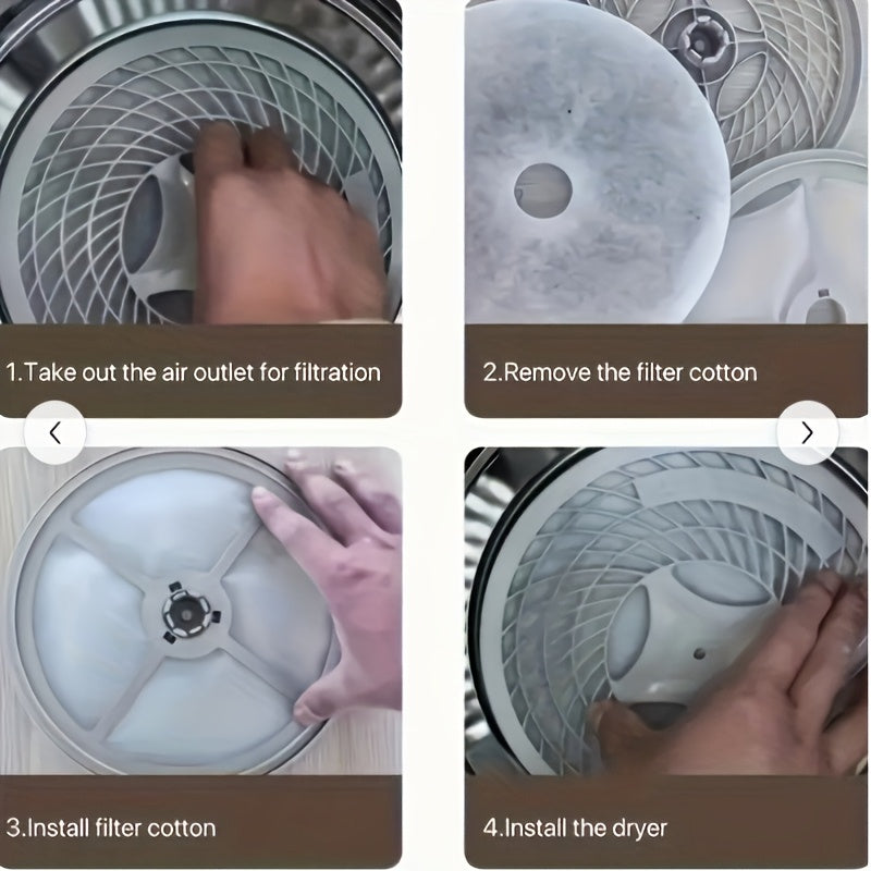 12 Pack Dryer Exhaust Filters Cloth Lint Replacement Universal