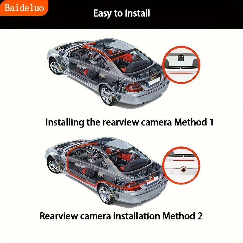 Car Reversing Camera HD Night Vision LED Rearview Backup Lens for Cars