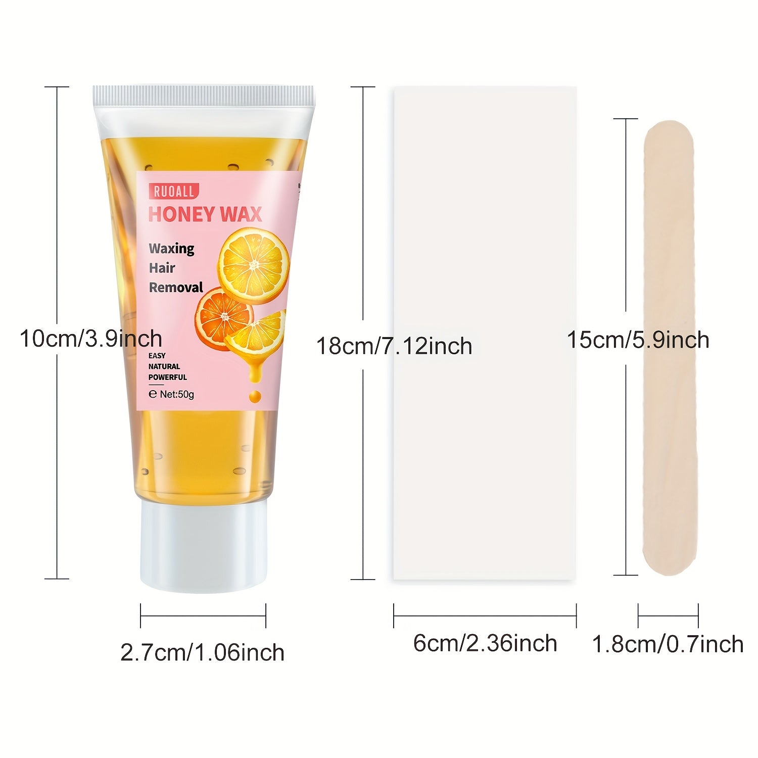 Летний женский набор для восковой депиляции с лимоном и медом для бороды, подмышек и бикини