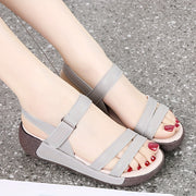 Women's Open-Toe Sponge Cake Bottom Fairy Sandals Casual Platform Heel