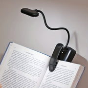 Portable Clip-On Book Light with Night Light and Table Lamp Function