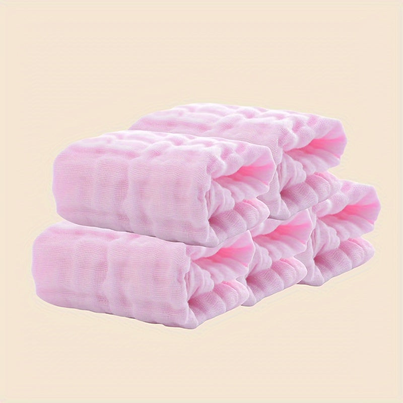 Набор из 5 полотенец Bindi Monkey Youngsters - ультрамягкий хлопок, шестиуровневая марля, высокоабсорбирующий и нежный к коже для лица и рук, доступен в различных цветах