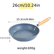 Cast Iron Skillet Non-Stick Coating 10-Inch for Cooking Eggs Steak